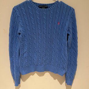 Ralph Lauren Women's Slim Fit Cable-Knit Sweater